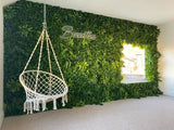 Artificial Fern Woodland Green Wall Panel 1M x 1M