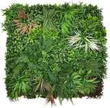 Luxury Bloom Artificial Green Plant Wall Panel 1M x 1M